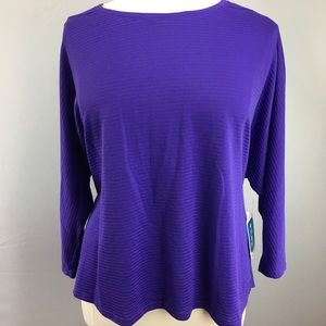 ‘NWT ‘Be inspired’ 3X Sportswear  pleat back  top